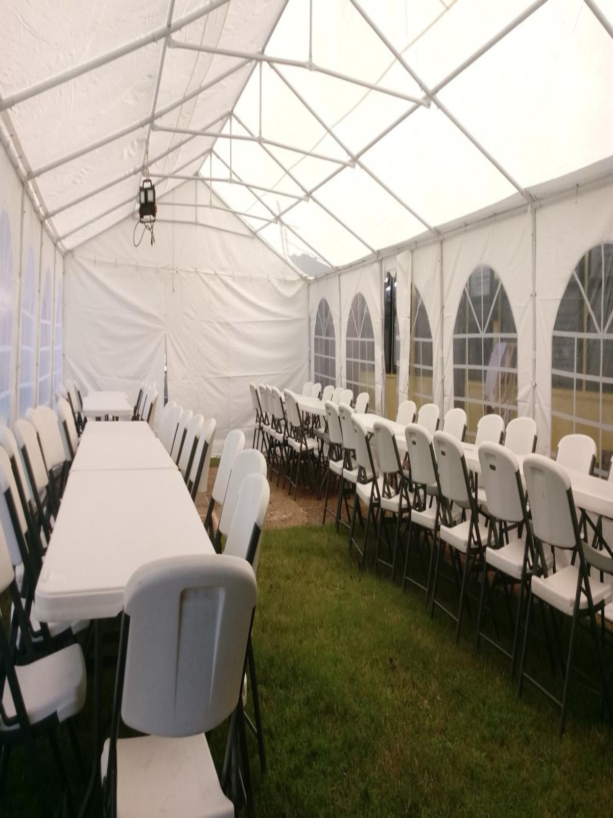 Tent: 20x40 $350-$400 (covered