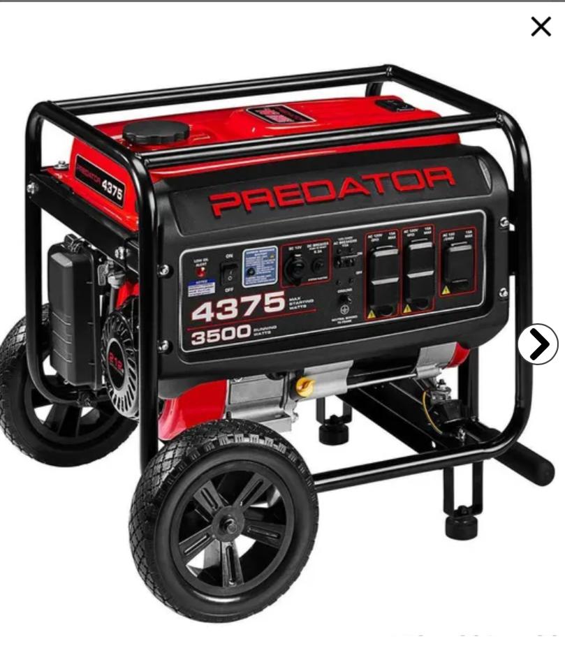 Small generator 4375 watts $120